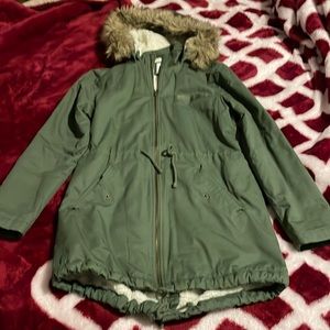 Sherpa parka/ jacket GAP size small women